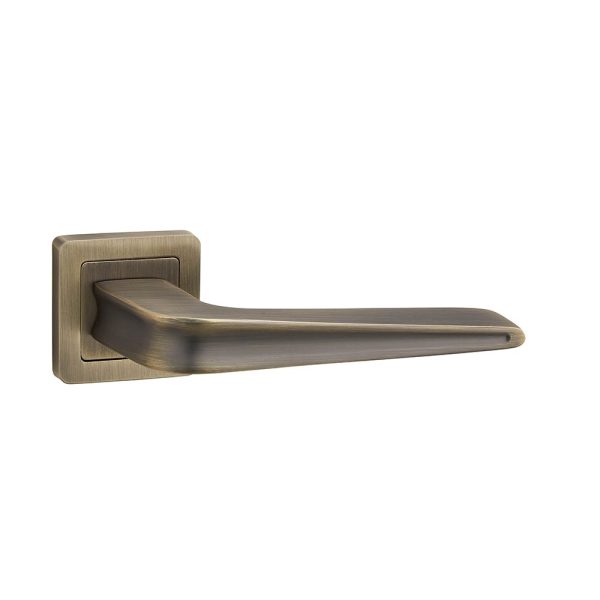 European Aluminium Square Rosette Door Handle