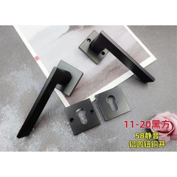 15-1-NLF,Chinese Size Lock ,Chinese Size Lock Aluminium Rosette Lock Set,Black,Aluminium,,Chinese Door Lock,With 58mm Slince Mortise Lock Body, 70mm Chinese Cylinder Key Knob 3 Computer Keys70mm*29mm,15-1-NLF