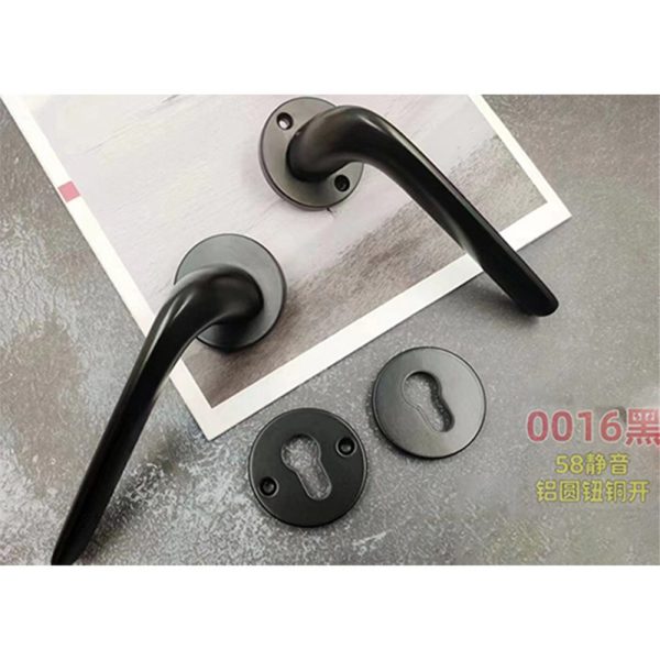 15-5-NLF,Chinese Size Lock ,Chinese Size Lock Aluminium Rosette Lock Set,Black,Aluminium,,Chinese Door Lock,With 58mm Slince Mortise Lock Body, 70mm Chinese Cylinder Key Knob 3 Computer Keys70mm*29mm,15-5-NLF