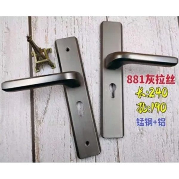 4-4-NTLM,Chinese Size Lock ,Plate Lock Set,Matt Black Nickel,Aluminium,,Chinese Door Lock,Lock Set With 50mm Mortise Lock Body 70mm Chinese Cylinder 3 Computer Keys70mm*29mm,70mm*29mm,4-4-NTLM