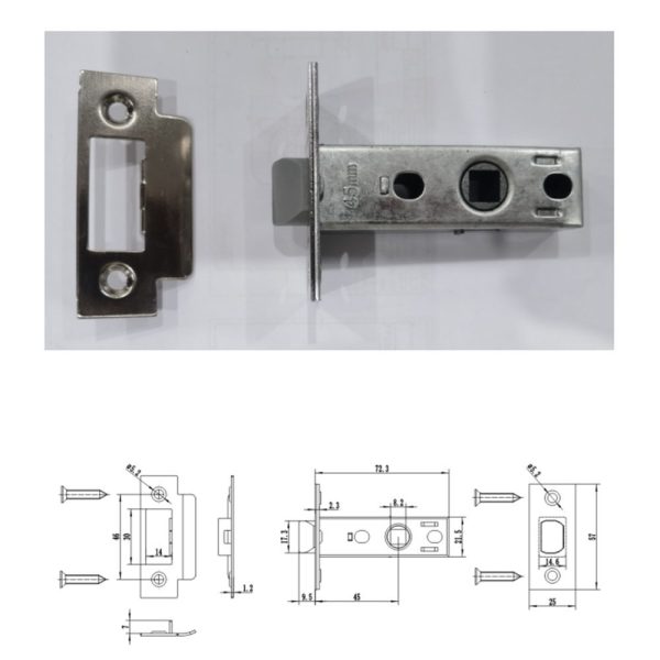 Silence PVC Latch For Asia Kazakhstan And Russia