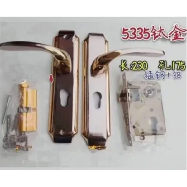 5-6-NTLM,Chinese Size Lock ,Plate Lock Set,Gold/Black Nickel,Aluminium,,Chinese Door Lock,Lock Set With 50mm Mortise Lock Body 70mm Chinese Cylinder 3 Computer Keys70mm*29mm,70mm*29mm,5-6-NTLM