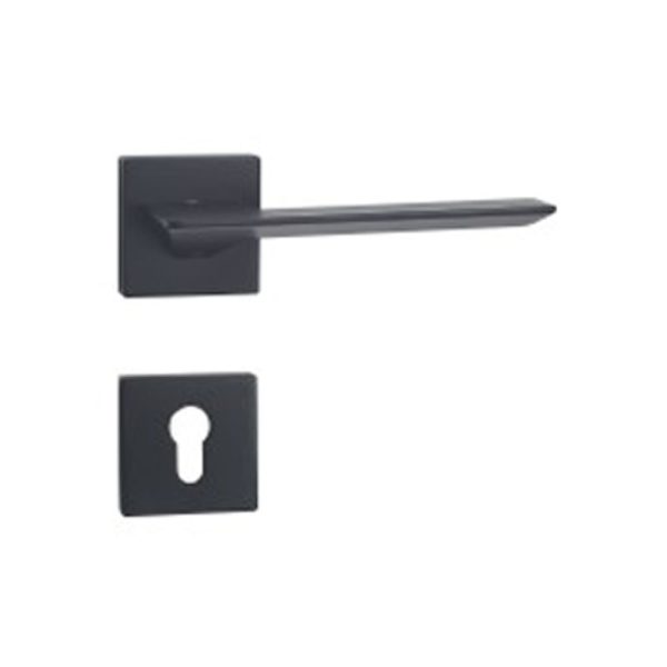 Zinc Alloy Zamak Door Handle With Rosette Design - Image 6