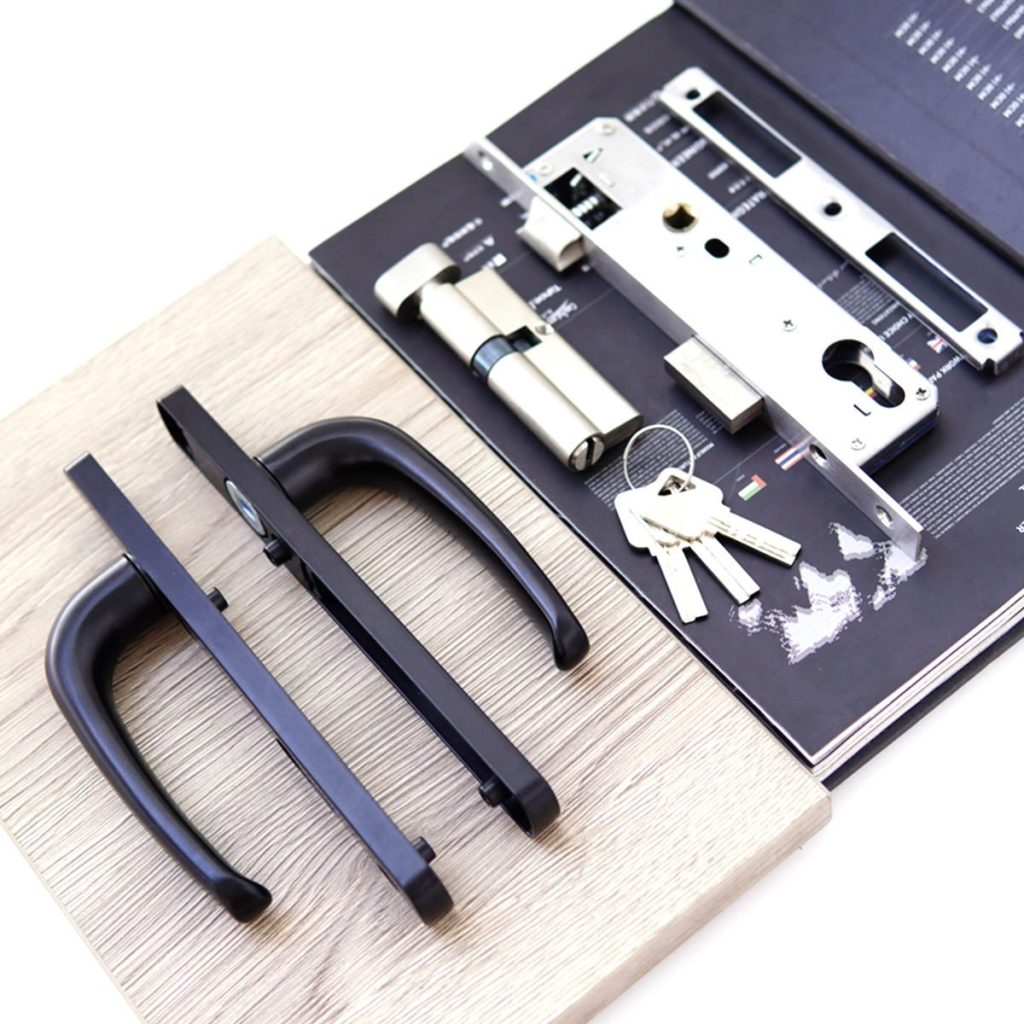 European Mortise Lock Body PVC UPVC Door Handle Lock For Aluminium ...
