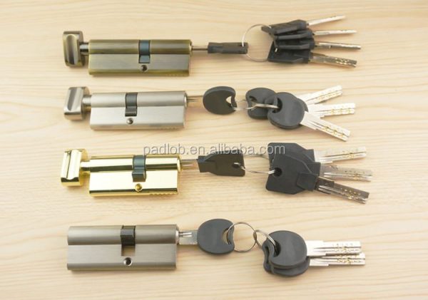 Mortise  Profile Cylinder Best Classical Design European Style Aluminum  Lock Cylinder With Computer Key Computer Key Antique Brass - Image 3