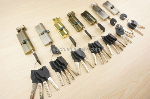 Mortise  Profile Cylinder Best Classical Design European Style Aluminum  Lock Cylinder With Computer Key Computer Key Antique Brass - Image 5