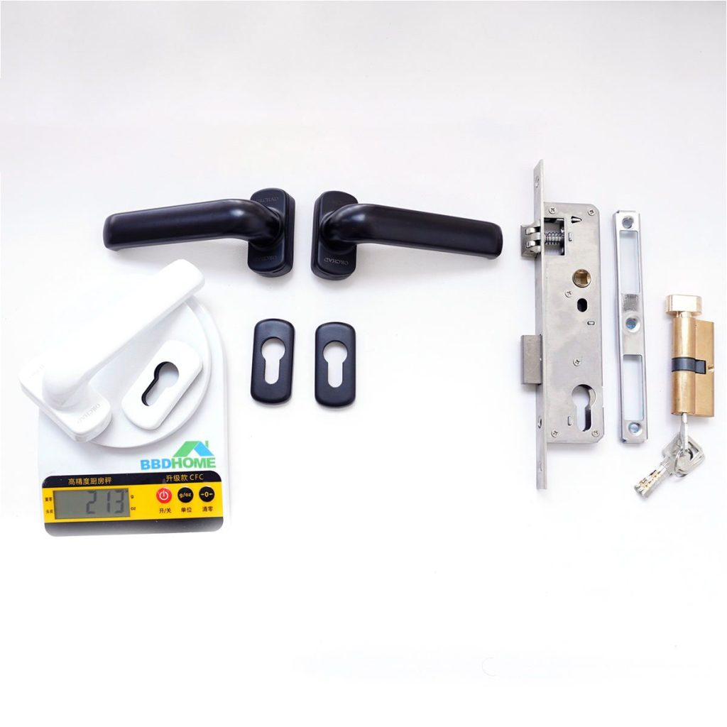 European Mortise Lock Body PVC UPVC Door Handle Lock For Aluminium ...