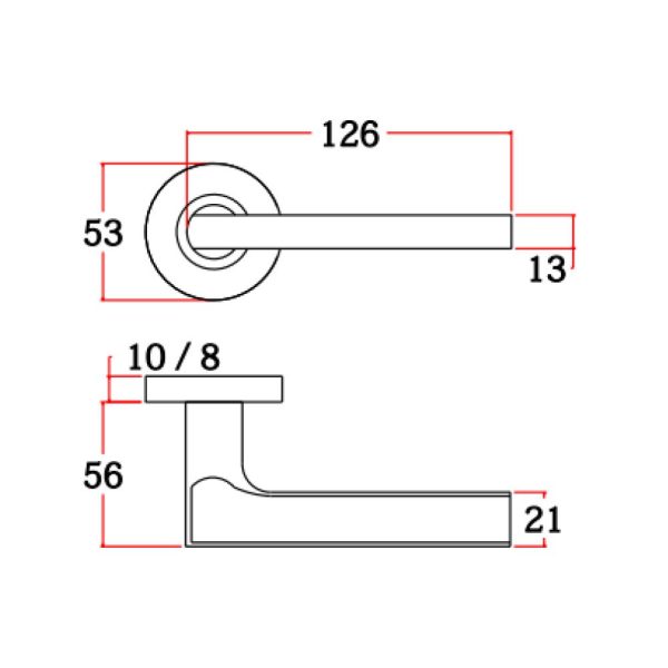 Stainless Steel Round Rosette - Image 2