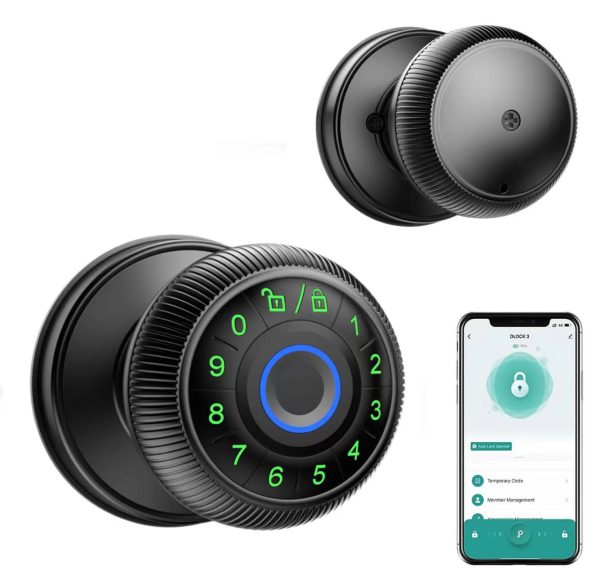 Q6 Smart Ball Lock TUYA Bluetooth
Black
zinc alloy material
Unlocking Methods: APP + Fingerprint + Password + 2 Keys