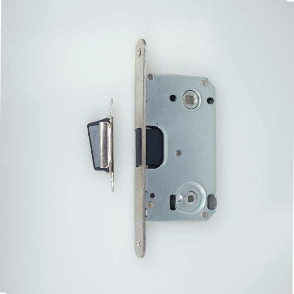 ZWF 9050 MIDDLE LATCH Bathroom Magnet Lock body,
SATIN STAINLESS STEEL PLATE + SATIN NICKEL STRIKER