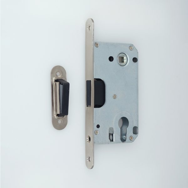 ZWF 8550 MIDDLE LATCH Cylinder hole Magnet Lock body,
SATIN STAINLESS STEEL PLATE+SATIN NICKEL striker
